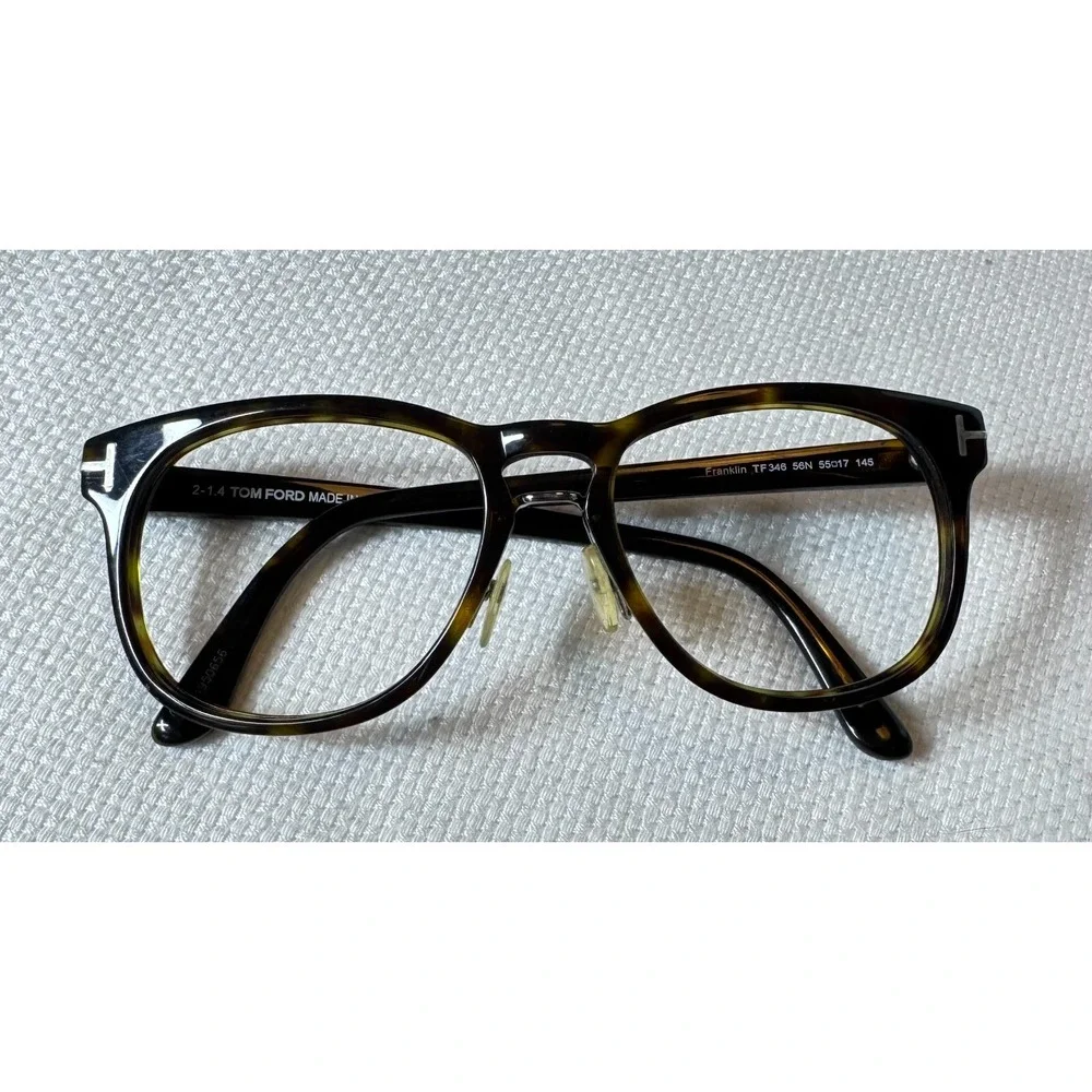 TOM FORD TF346 56N Franklin Sunglasses 55-17-145‎ Made in Italy Frames Only